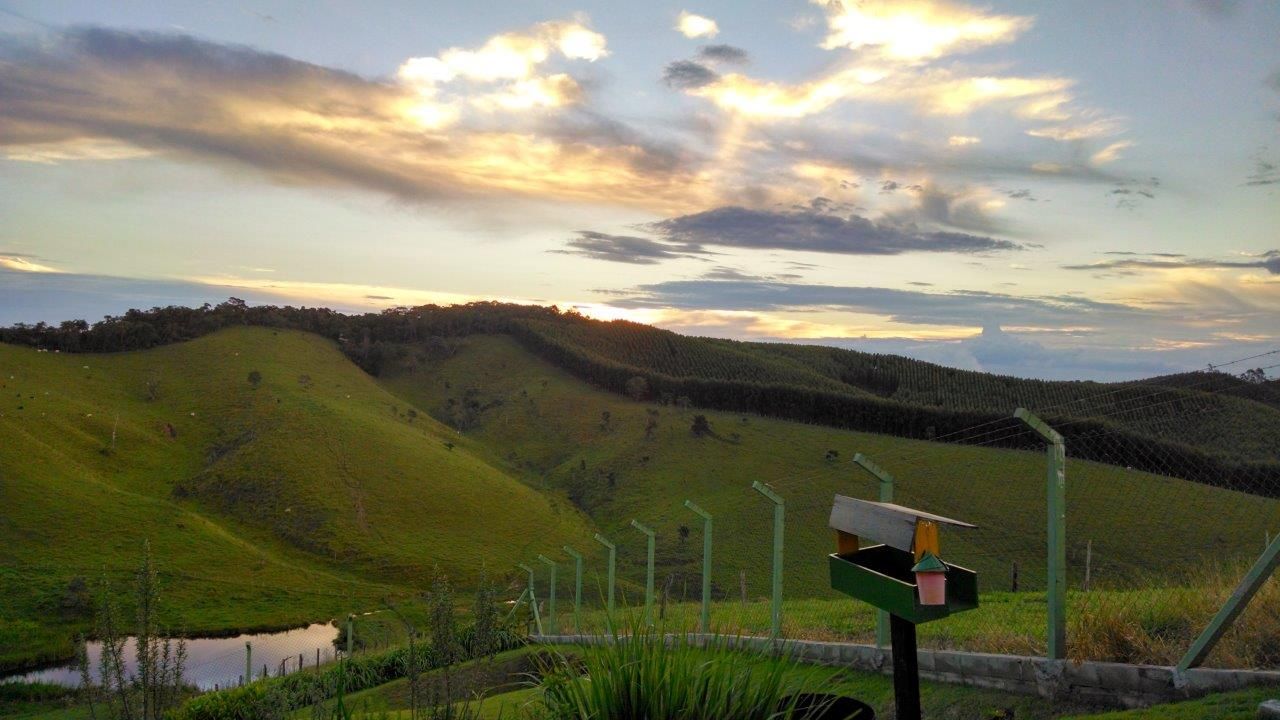 Vista do vale ao entardecer